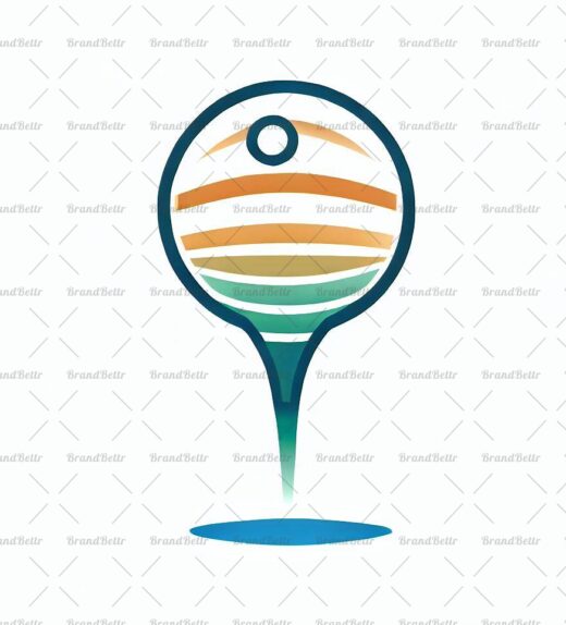 Golftee und Ball